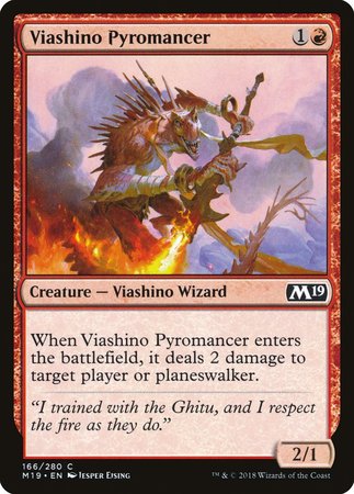 Viashino Pyromancer [Core Set 2019] | The Time Vault CA