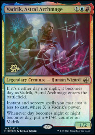 Vadrik, Astral Archmage [Innistrad: Midnight Hunt Prerelease Promos] | The Time Vault CA