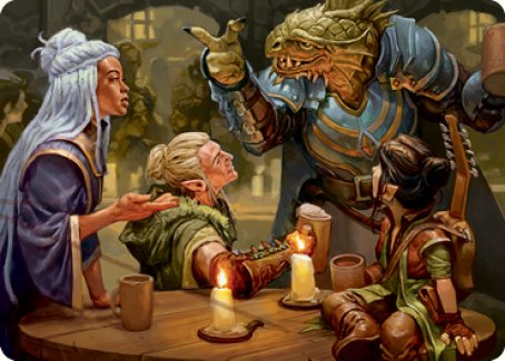 You Meet in a Tavern Art Card [Dungeons & Dragons: Adventures in the Forgotten Realms Art Series] | The Time Vault CA