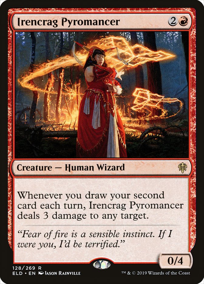 Irencrag Pyromancer [Throne of Eldraine] | The Time Vault CA