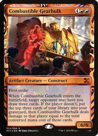 Combustible Gearhulk [Kaladesh Inventions] | The Time Vault CA