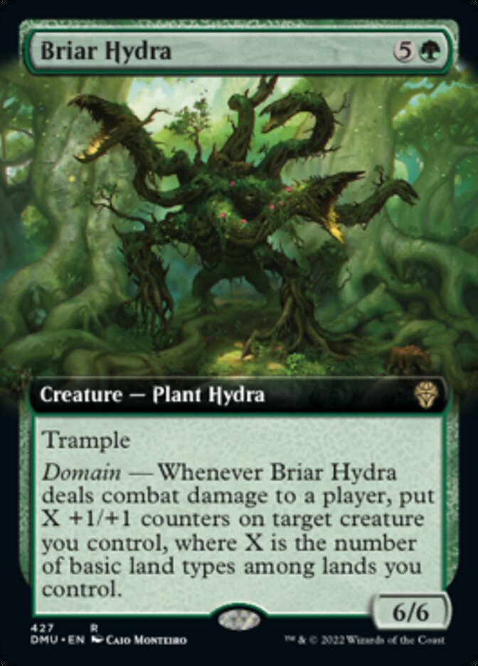 Briar Hydra (Extended Art) [Dominaria United] | The Time Vault CA