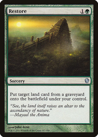Restore [Commander 2013] | The Time Vault CA