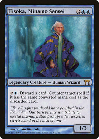 Hisoka, Minamo Sensei [Champions of Kamigawa] | The Time Vault CA