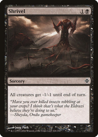 Shrivel [Rise of the Eldrazi] | The Time Vault CA