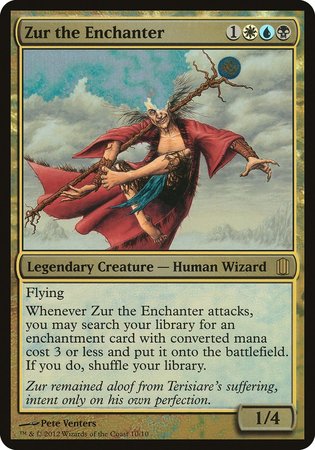 Zur the Enchanter (Commander's Arsenal) [Commander's Arsenal Oversized] | The Time Vault CA