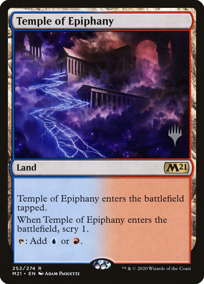 Temple of Epiphany (Promo Pack) [Core Set 2021 Promos] | The Time Vault CA