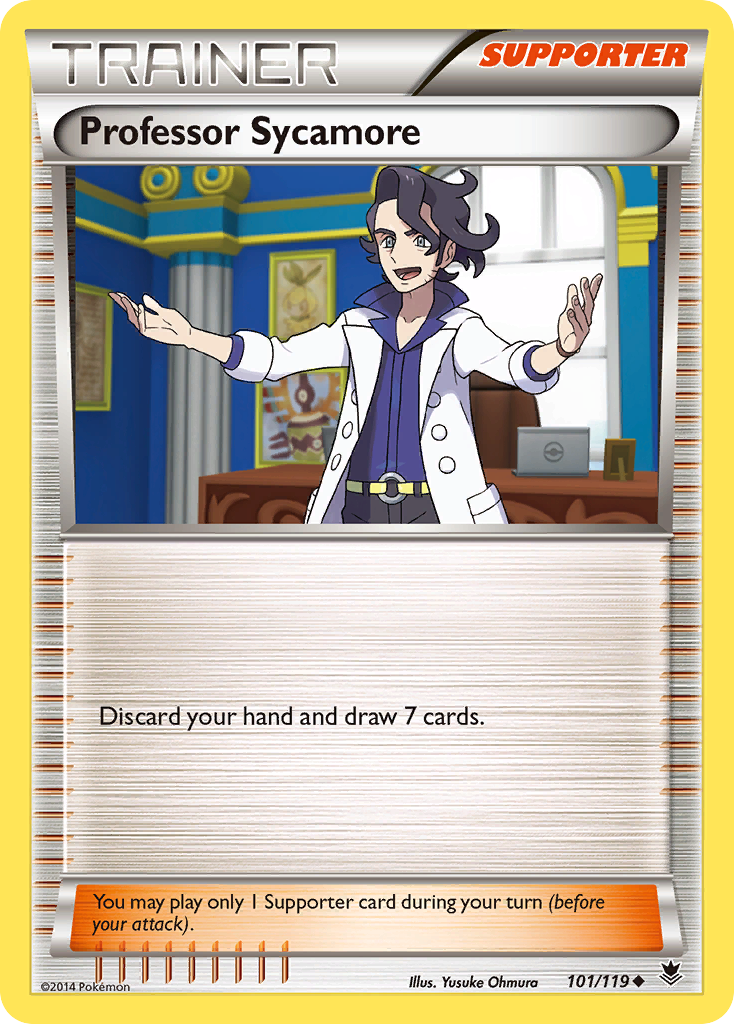 Professor Sycamore (101/119) [XY: Phantom Forces] | The Time Vault CA