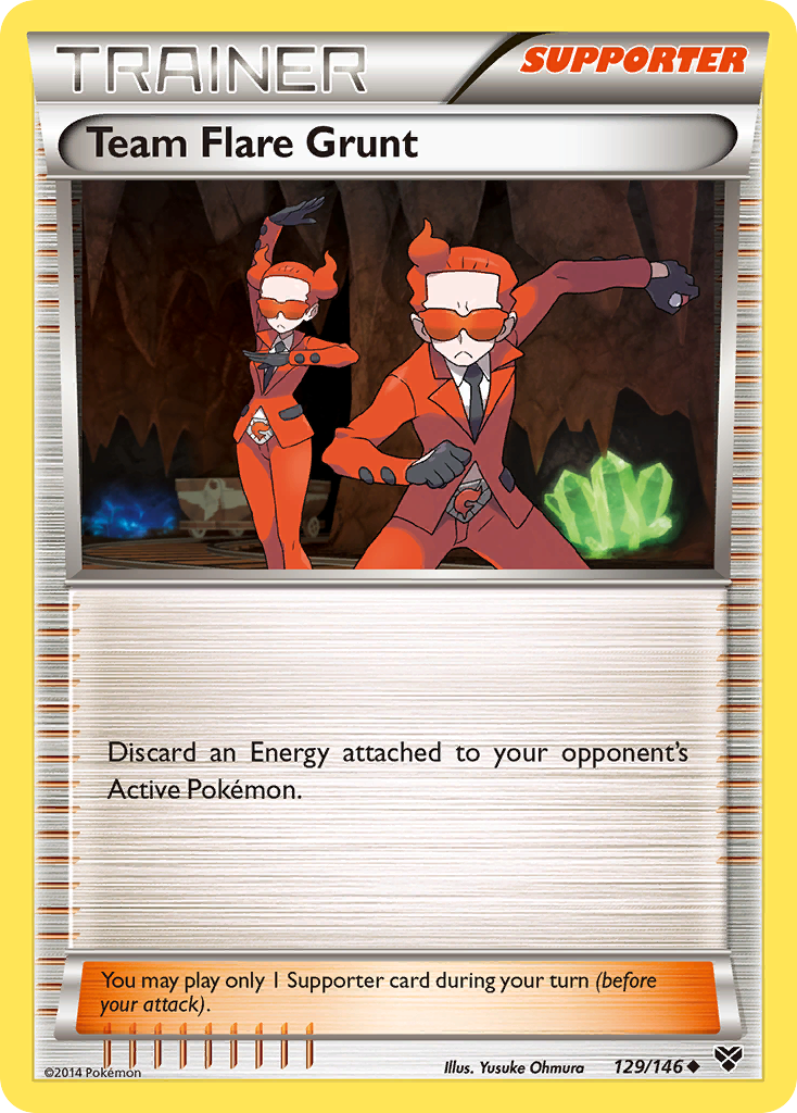 Team Flare Grunt (129/146) [XY: Base Set] | The Time Vault CA