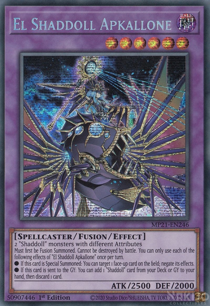 El Shaddoll Apkallone [MP21-EN246] Prismatic Secret Rare | The Time Vault CA