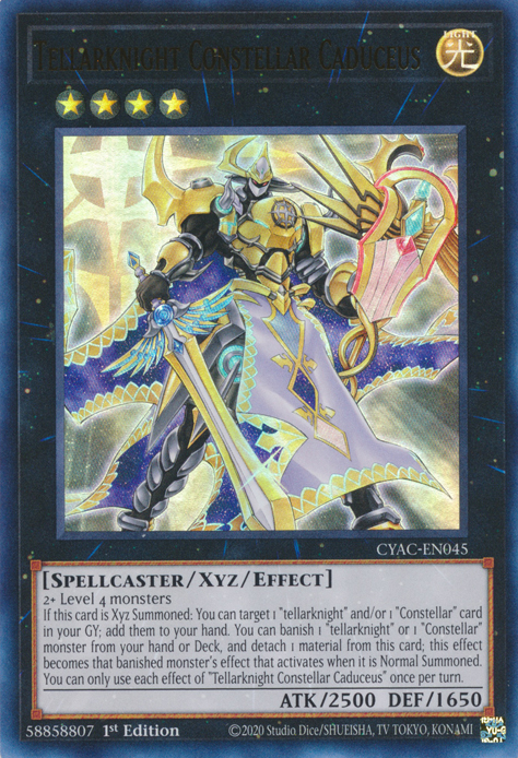 Tellarknight Constellar Caduceus [CYAC-EN045] Ultra Rare | The Time Vault CA