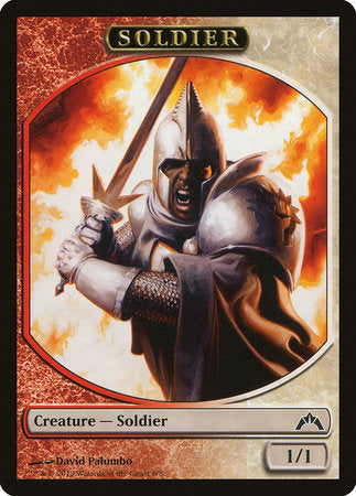Soldier Token (Red/White) [Gatecrash Tokens] | The Time Vault CA