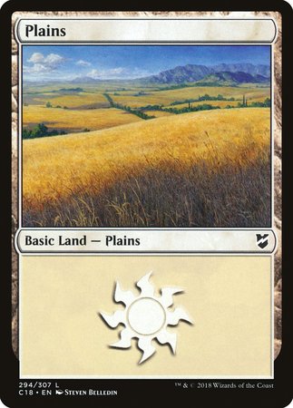 Plains (294) [Commander 2018] | The Time Vault CA