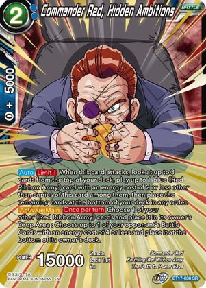Commander Red, Hidden Ambitions (BT17-036) [Ultimate Squad] | The Time Vault CA