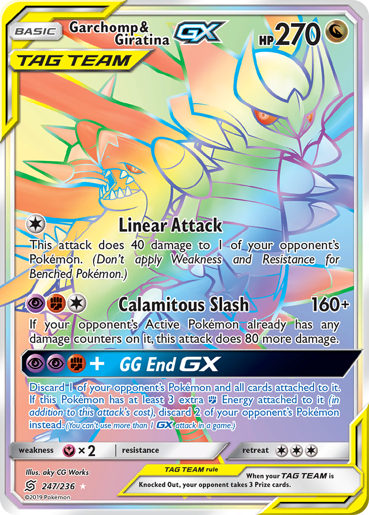 Garchomp & Giratina GX (247/236) [Sun & Moon: Unified Minds] | The Time Vault CA