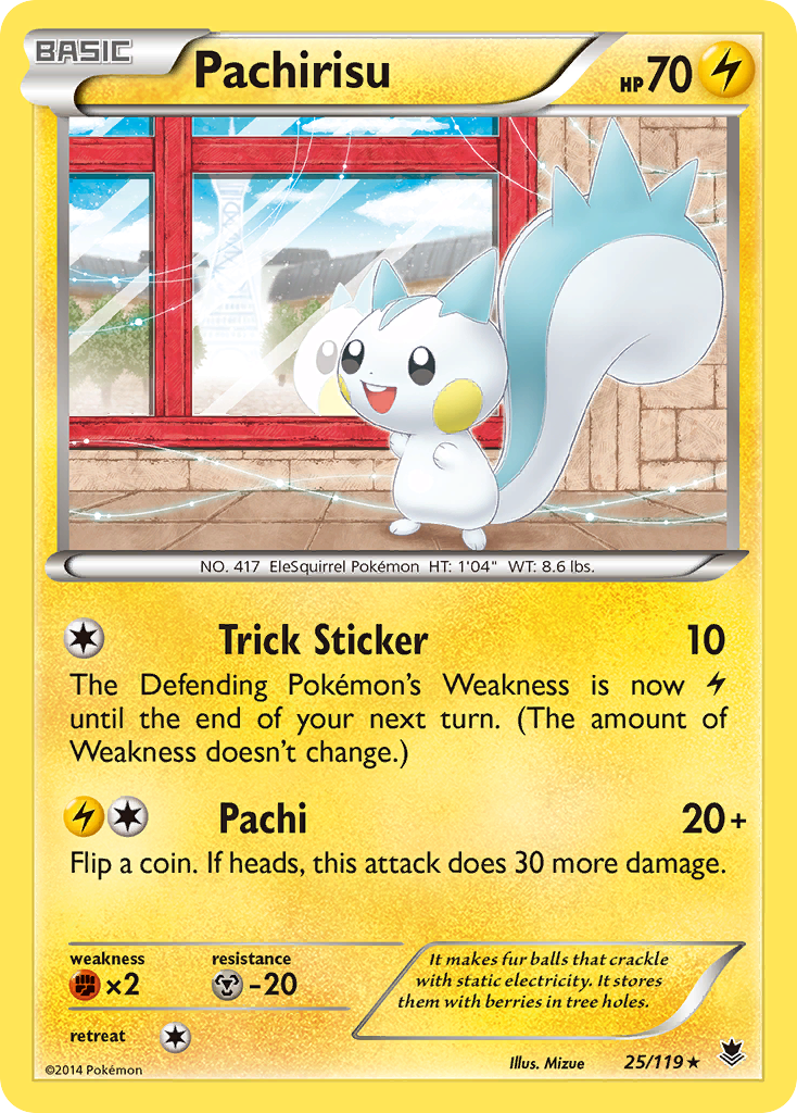 Pachirisu (25/119) [XY: Phantom Forces] | The Time Vault CA