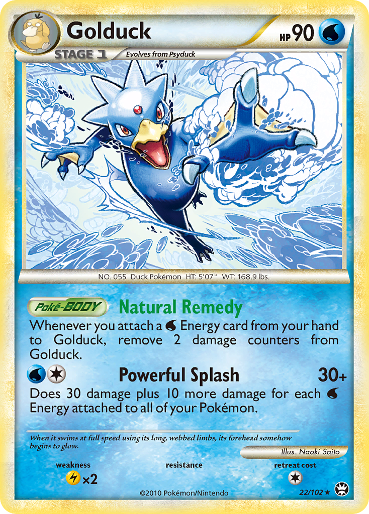 Golduck (22/102) [HeartGold & SoulSilver: Triumphant] | The Time Vault CA