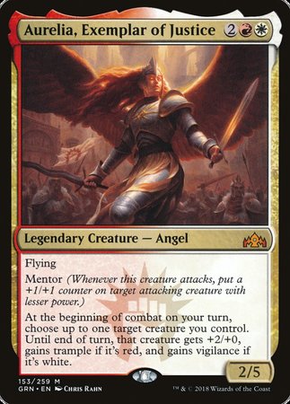 Aurelia, Exemplar of Justice [Guilds of Ravnica] | The Time Vault CA