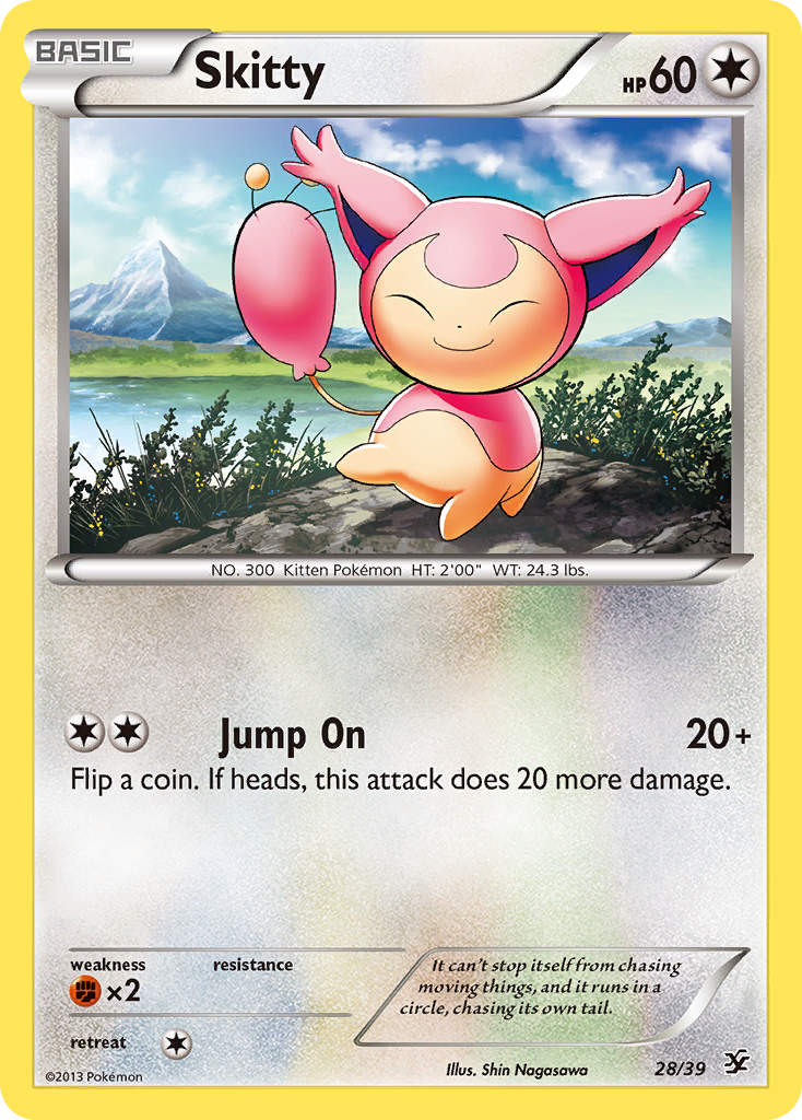 Skitty (28/39) [XY: Kalos Starter Set] | The Time Vault CA