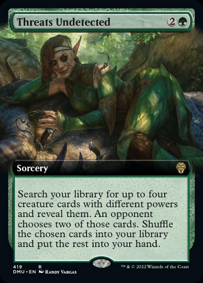 Threats Undetected (Extended Art) [Dominaria United] | The Time Vault CA