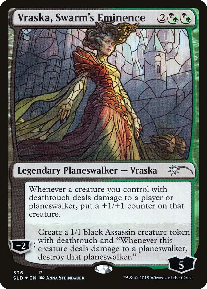 Vraska, Swarm's Eminence (Stained Glass) [Secret Lair Drop Promos] | The Time Vault CA