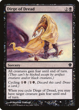 Dirge of Dread [Commander 2013] | The Time Vault CA