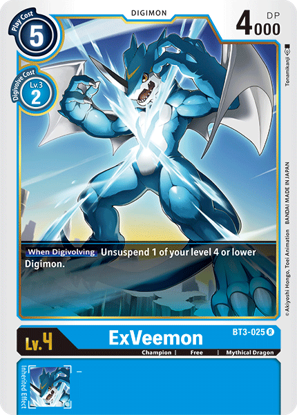 ExVeemon [BT3-025] [Release Special Booster Ver.1.5] | The Time Vault CA