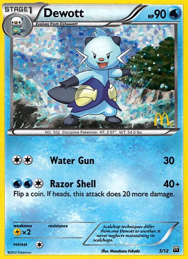 Dewott (5/12) [McDonald's Promos: 2012 Collection] | The Time Vault CA