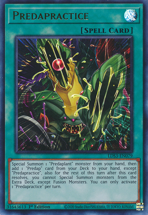 Predapractice [LDS3-EN079] Ultra Rare | The Time Vault CA