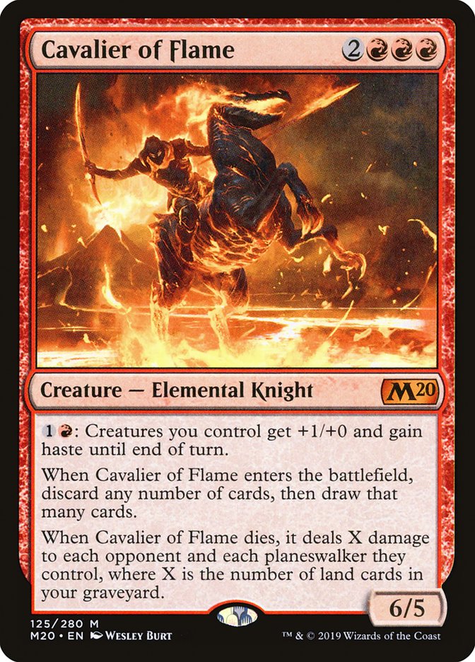 Cavalier of Flame [Core Set 2020] | The Time Vault CA