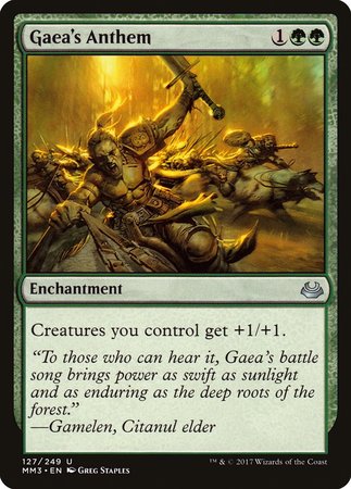 Gaea's Anthem [Modern Masters 2017] | The Time Vault CA