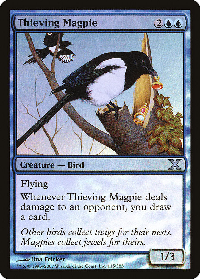 Thieving Magpie (Premium Foil) [Tenth Edition] | The Time Vault CA