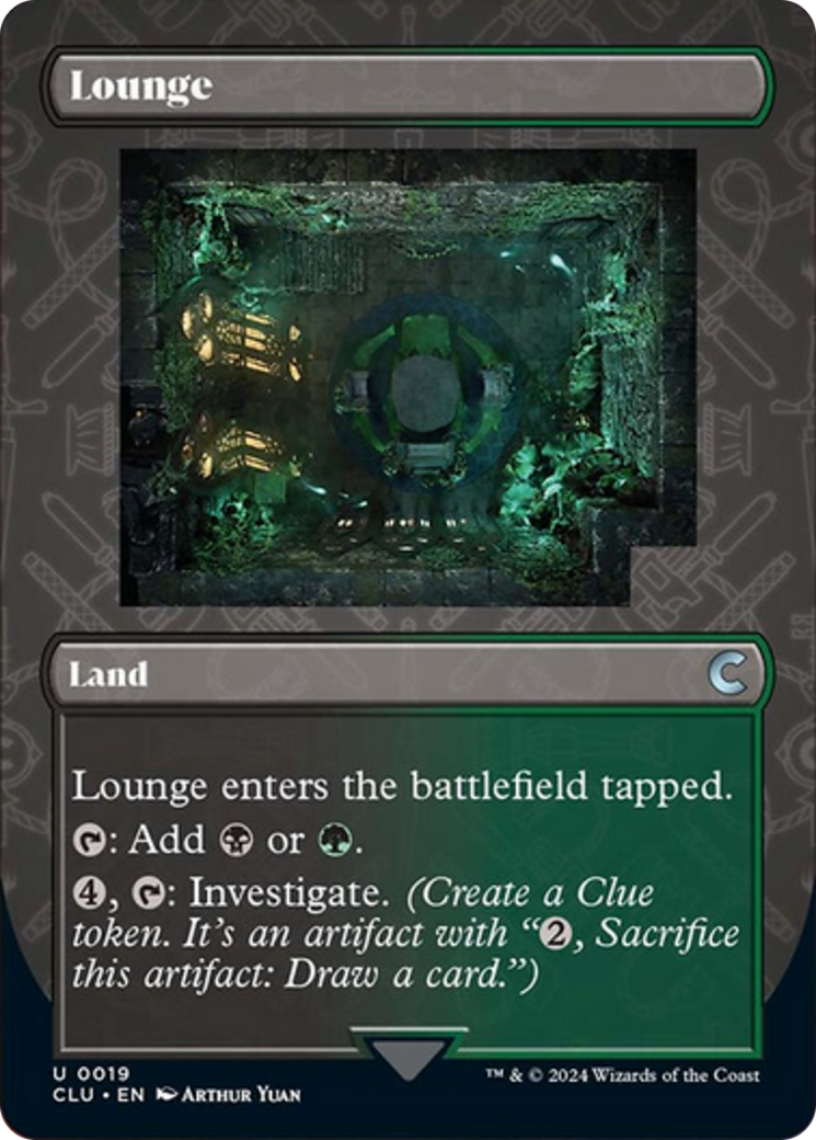 Lounge (Borderless) [Ravnica: Clue Edition] | The Time Vault CA