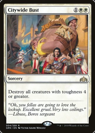 Citywide Bust [Guilds of Ravnica] | The Time Vault CA