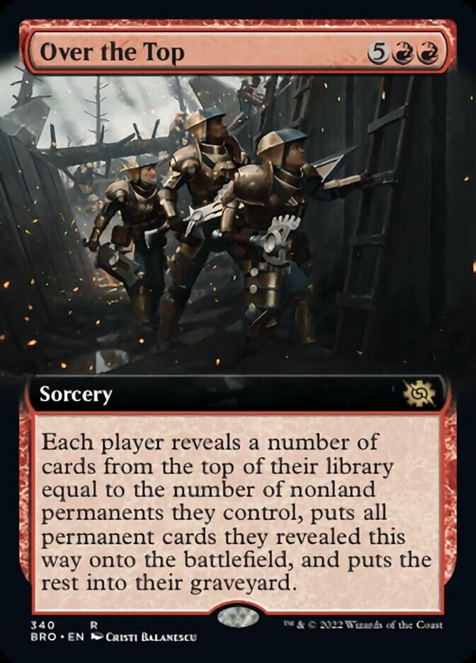 Over the Top (Extended Art) [The Brothers' War] | The Time Vault CA