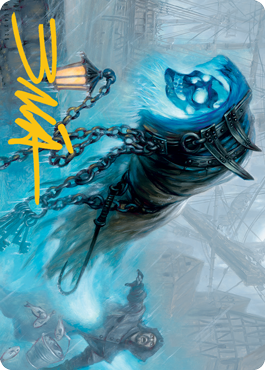 Nebelgast Intruder Art Card (Gold-Stamped Signature) [Innistrad: Midnight Hunt Art Series] | The Time Vault CA