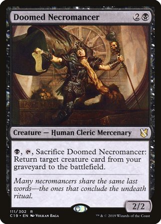 Doomed Necromancer [Commander 2019] | The Time Vault CA