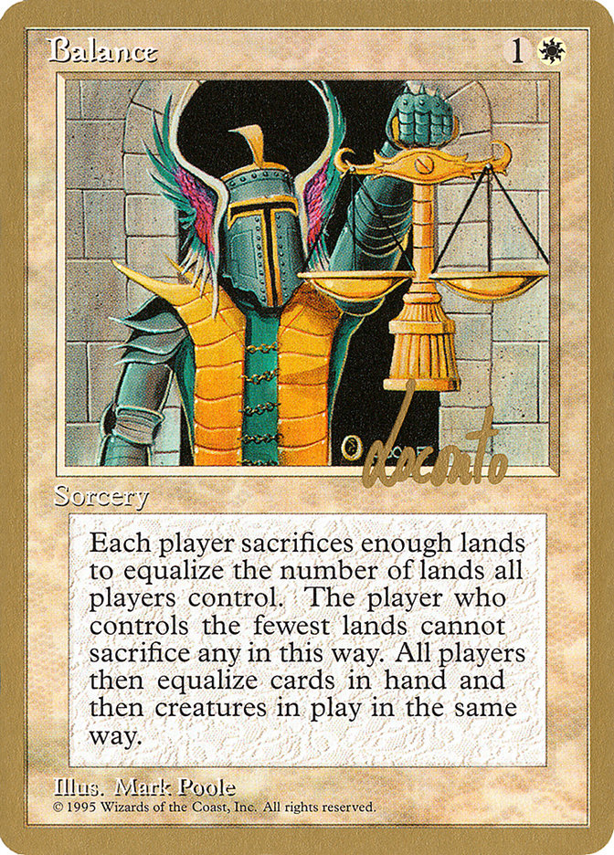 Balance (Michael Loconto) [Pro Tour Collector Set] | The Time Vault CA