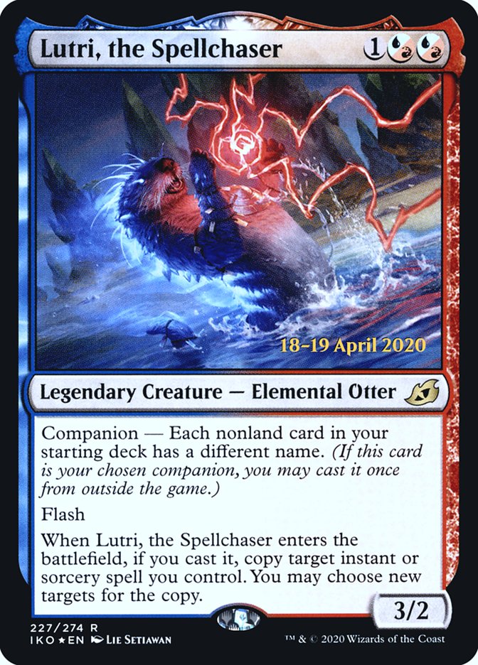 Lutri, the Spellchaser  [Ikoria: Lair of Behemoths Prerelease Promos] | The Time Vault CA