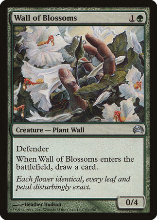 Wall of Blossoms [Planechase 2012] | The Time Vault CA