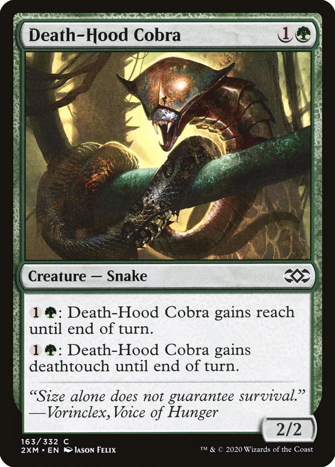 Death-Hood Cobra [Double Masters] | The Time Vault CA