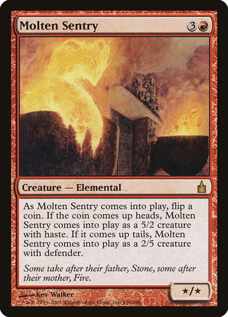 Molten Sentry [Ravnica: City of Guilds] | The Time Vault CA