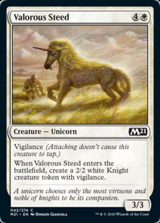 Valorous Steed [Core Set 2021] | The Time Vault CA