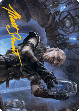 Delver of Secrets Art Card (Gold-Stamped Signature) [Innistrad: Midnight Hunt Art Series] | The Time Vault CA