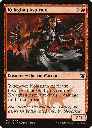 Kolaghan Aspirant [Dragons of Tarkir] | The Time Vault CA