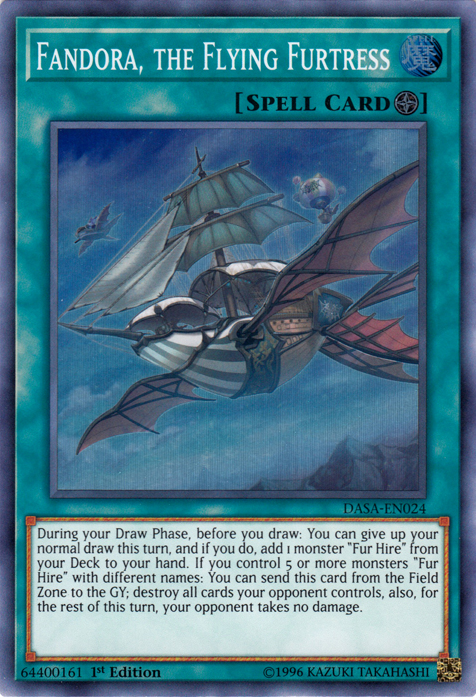 Fandora, the Flying Furtress [DASA-EN024] Super Rare | The Time Vault CA