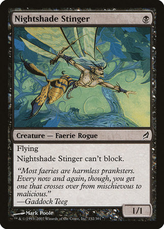 Nightshade Stinger [Lorwyn] | The Time Vault CA