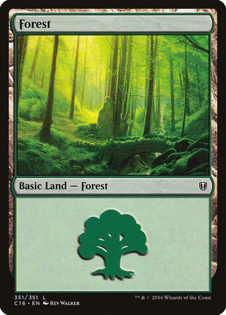 Forest (351) [Commander 2016] | The Time Vault CA
