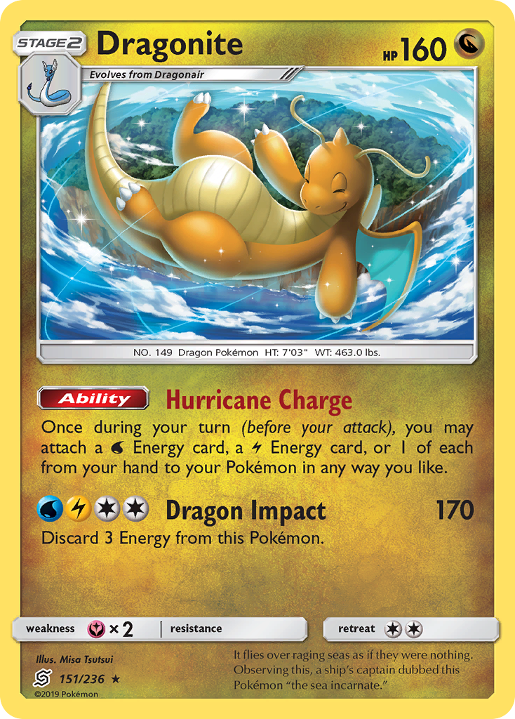 Dragonite (151/236) [Sun & Moon: Unified Minds] | The Time Vault CA