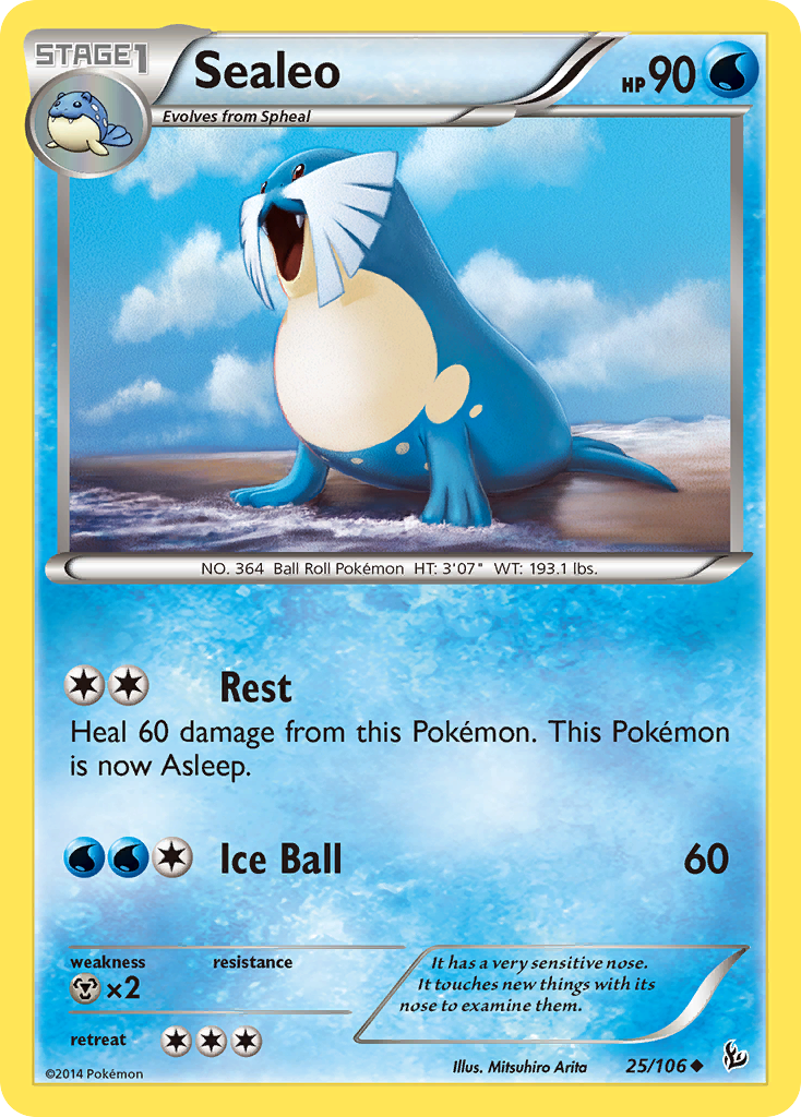 Sealeo (25/106) [XY: Flashfire] | The Time Vault CA